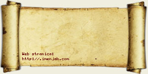 Jakov Mladžić vizit kartica